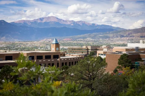 aerial view of campus